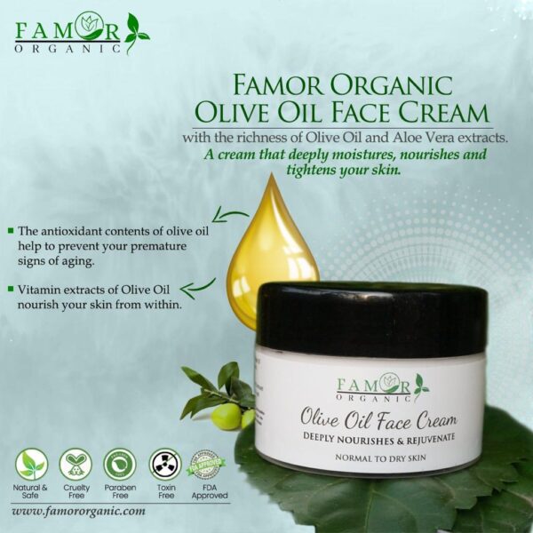 COMBO : Olive Oil Face Cream + A.Charcoal & Tea Tree Exfoliator - Image 3